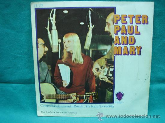 Discos de vinilo: Singels Peter Paul and Mary - Foto 2