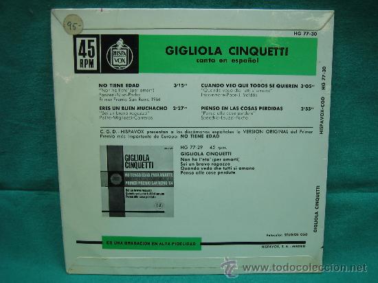 Discos de vinilo: Singels Gigliola Cinquetti - Foto 2