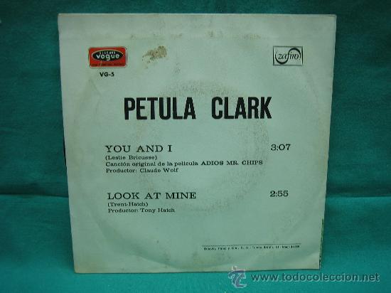 Discos de vinilo: Singels Petula Clark - Foto 2