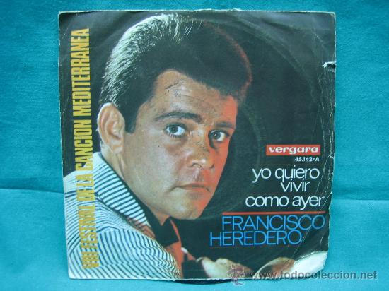 Discos de vinilo: Singels Francisco Heredero - Foto 2