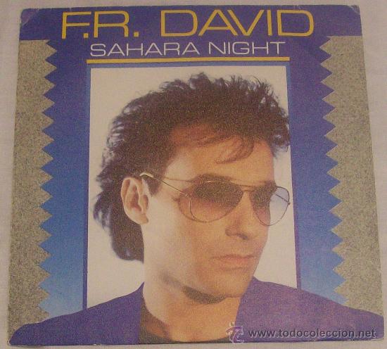 Discos de vinilo: F.R DAVID  SAHARA NIGHT - Foto 1