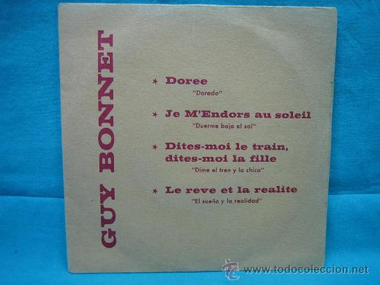 Discos de vinilo: Singles de Guy Bonnet - Foto 1