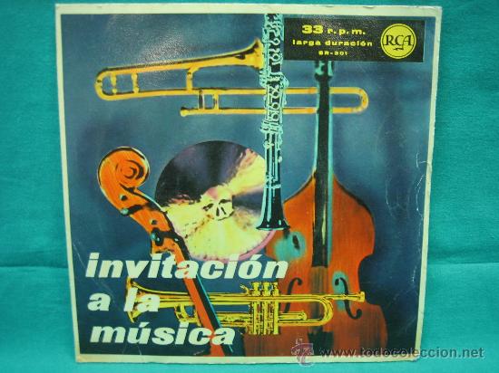 Discos de vinilo: Singles Invitacion a la musica - Foto 1