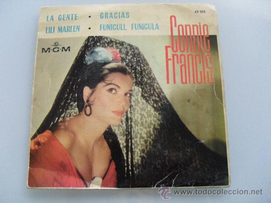 Discos de vinilo: CONNIE FRANCIS - LA GENTE + 3 EP 1963 - Foto 1
