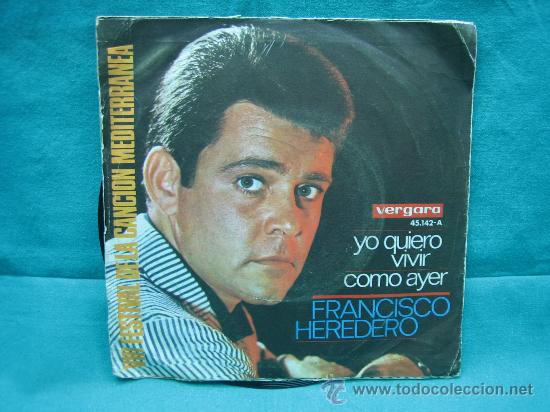 Discos de vinilo: Singels Francisco Heredero - Foto 1