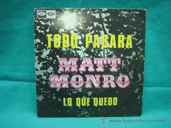 Discos de vinilo: Singels Matt Monro - Foto 1