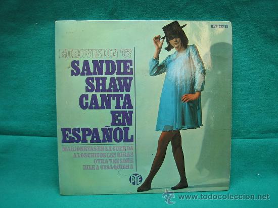 Discos de vinilo: Singels Sandie Shaw - Foto 1