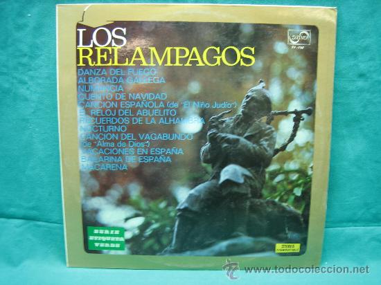Discos de vinilo: LP Los relampagos - Foto 1