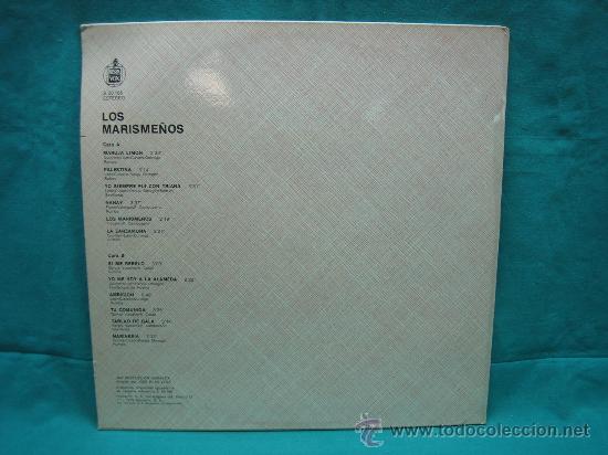 Discos de vinilo: LP Los marisme&ntilde;os - Foto 2