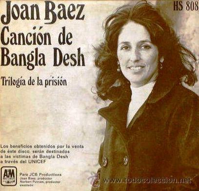 Discos de vinilo: JOAN BAEZ - CANCI&Oacute;N DE BANGLA DESH - 1972 - Foto 1