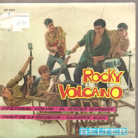 Discos de vinilo: EP ROCKY VOLCANO:  CRISTOBAL COLON TWIST + 3 - Foto 1