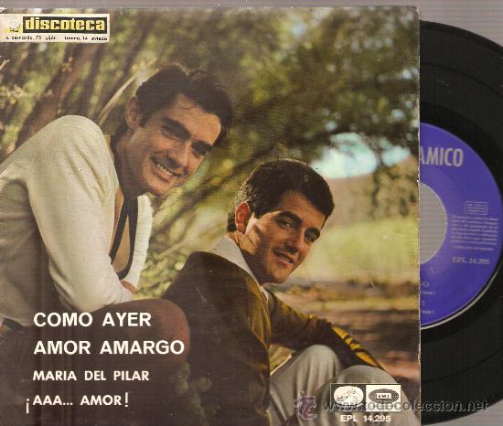 Discos de vinilo: EP DUO DINAMICO - COMO AYER + 3 - Foto 1