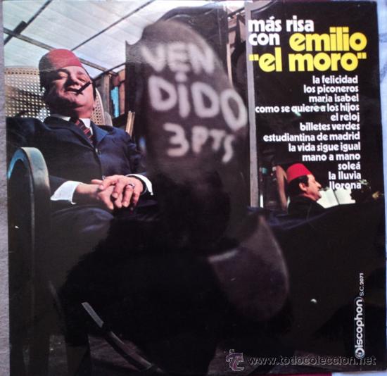 Discos de vinilo: Emilio El Moro - M&aacute;s Risas - Edici&oacute;n de 1971 de Espa&ntilde;a - Foto 1