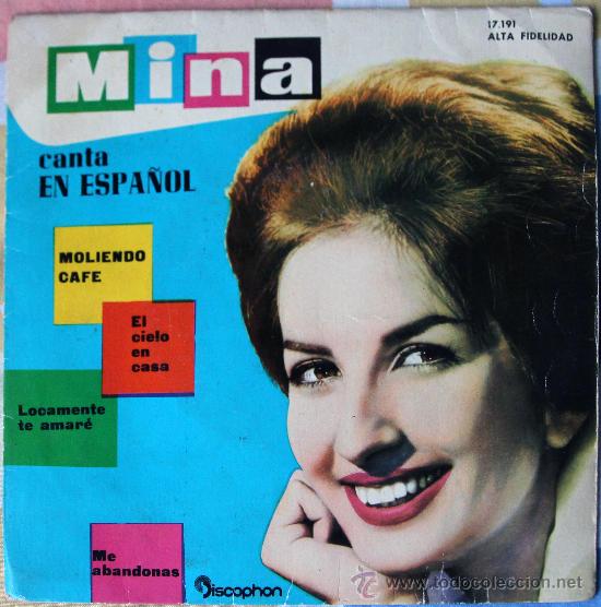Discos de vinilo: MINA - MOLIENDO CAFE + 3 / DISCOPHON 1961 - Foto 1