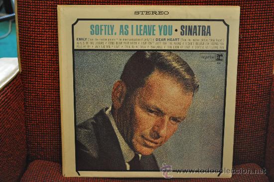 Discos de vinilo: FRANK SINATRA - Softly, as I leave you - Foto 1