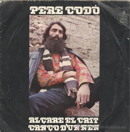Discos de vinilo: pere cod&oacute;. al&ccedil;ar&eacute; el crit. hispavox 1974. sp - Foto 1