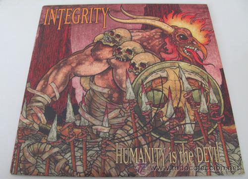 Discos de vinilo: INTEGRIRY - HUMANITY IS THE DEVIL - RARO VINILO  DIEZ PULGADAS - Foto 1
