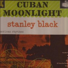 Discos de vinilo: LP-STANLEY BLACK-CUBAN MOONLIGHT-LONDON 137-UK-195???--EASY LISTENING. Lote 29909769