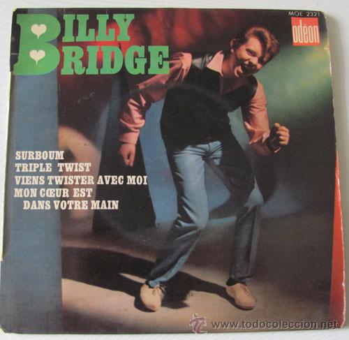 Discos de vinilo: BILLY BRIDGE - SURBOUM - EP FRANCES ODEON - Foto 1