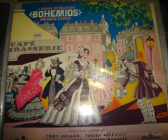 Discos de vinilo: VINILO DE BOHEMIOS DE AMADEO VIVES - Foto 1