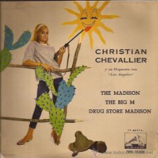 Discos de vinilo: EP-CHRISTIAN CHEVALLIER-VSA 13826-1962-THE MADISON-. Lote 29965762
