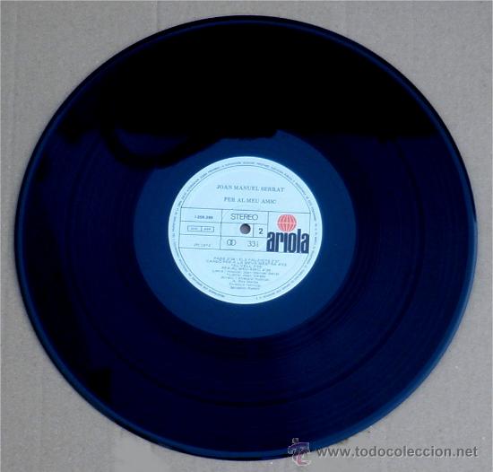 Discos de vinilo: JOAN MANUEL SERRAT - PER AL MEU AMIC (LP) 1973 - Foto 4