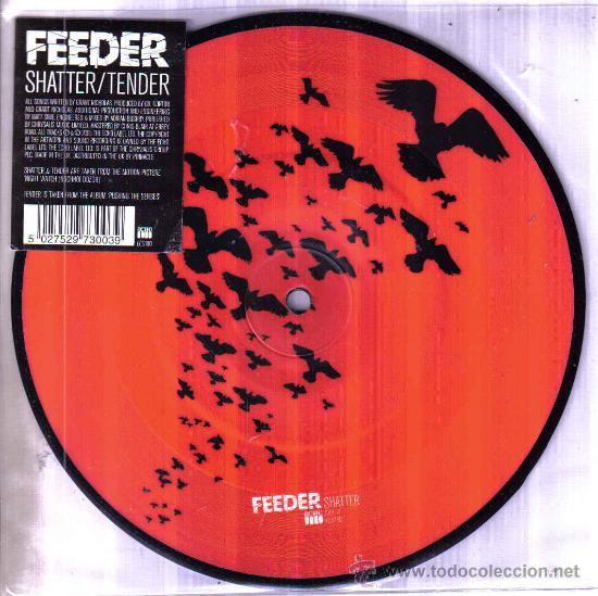 Discos de vinilo: FEEDER-SHATTER + TENDER SINGLE PICTURE DISC 2005 (UK) - Foto 1