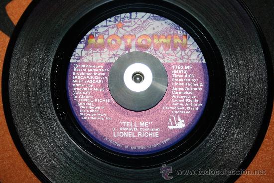 Discos de vinilo: LIONEL RICHIE - &rdquo;TELL ME&rdquo; - Foto 1