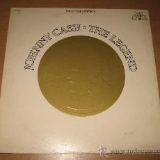 Discos de vinilo: JOHNNY CASH THE LEGEND 2 LP COLLECTORS EDITION CON LIBRETO FOTOS SUN. Lote 30002976