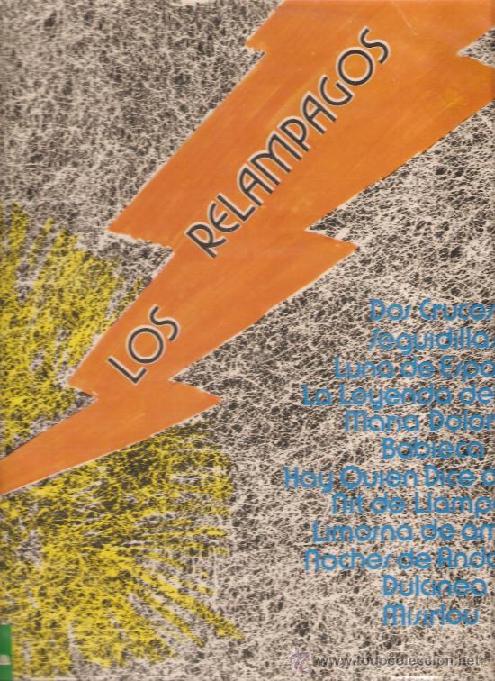 Discos de vinilo: LP LOS RELAMPAGOS - EDITADO EN 1973 - Foto 1