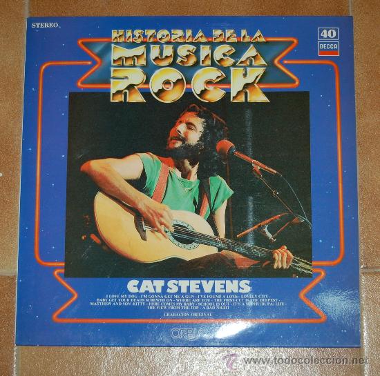 Discos de vinilo: CAT STEVENS ( HISTORIA MUSICA ROCK 40 ) LP ESP - Foto 1