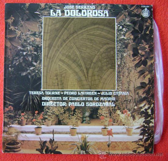 Discos de vinilo: LA DOLOROSA - JOSE SERRANO - Foto 1