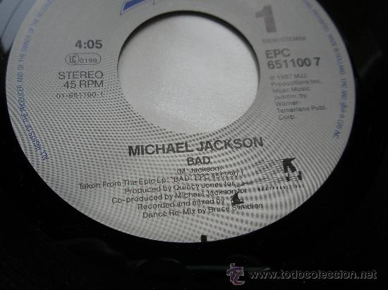 Discos de vinilo: BAD- Michael Jackson - Foto 6