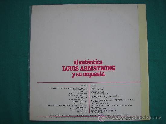 Discos de vinilo: LP LOUIS ARMSTRONG 1976 - Foto 2