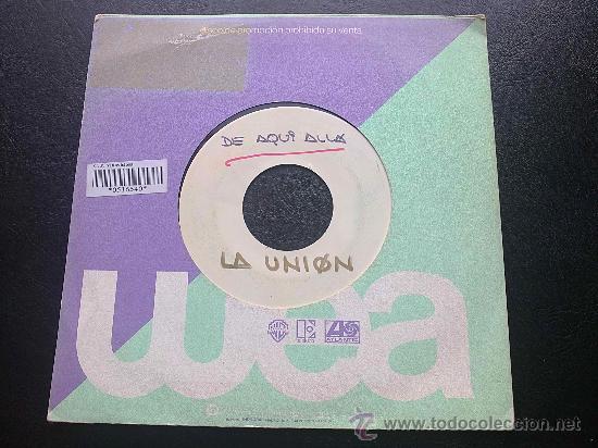 Discos de vinilo: LA UNI&Oacute;N - DE AQU&Iacute; ALL&Aacute; - TEST PRESSING - Foto 1