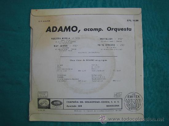Discos de vinilo: Singels Adamo a&ntilde;o 1967 - Foto 2
