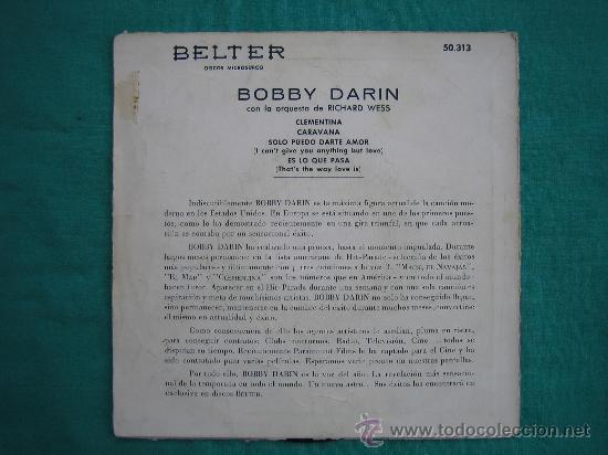 Discos de vinilo: Singels BOBY DARIN a&ntilde;o 1960 - Foto 2