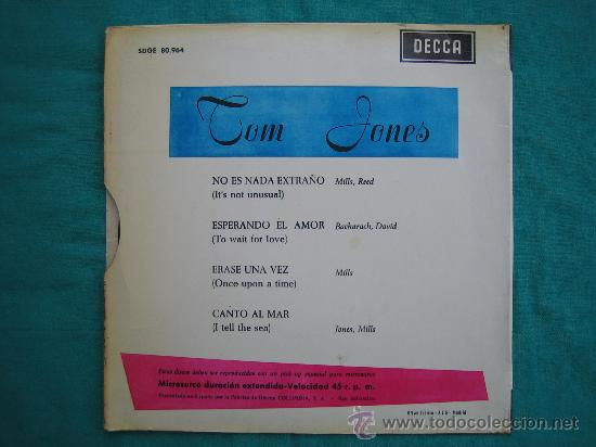 Discos de vinilo: Singels Tom Jones a&ntilde;o 1965 - Foto 2