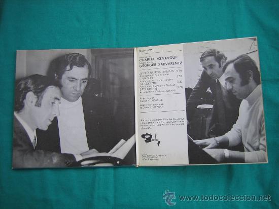 Discos de vinilo: Singels Charles Aznavour  doble disco - Foto 2