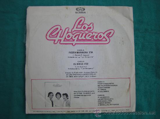 Discos de vinilo: Singels Los Choqueros a&ntilde;o 1980 - Foto 2