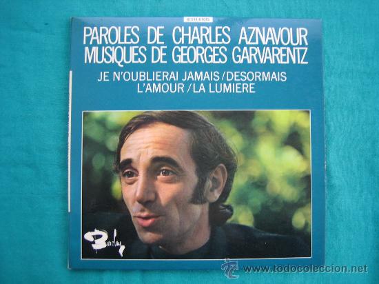 Discos de vinilo: Singels Charles Aznavour  doble disco - Foto 1