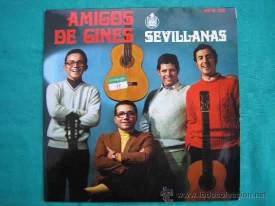 Discos de vinilo: Singels Amigos de Gines a&ntilde;o 1970 - Foto 1