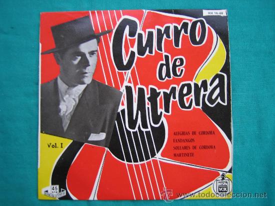 Discos de vinilo: Singels Curro de Utrera a&ntilde;o 1959 - Foto 1