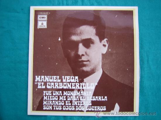 Discos de vinilo: Singels Manuel Vega a&ntilde;o 1972 - Foto 1
