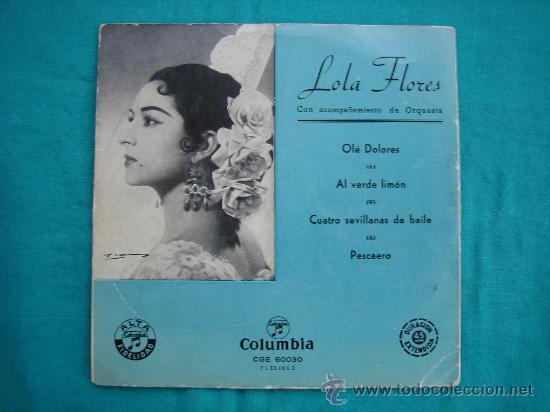Discos de vinilo: Singels Lola Flores - Foto 1
