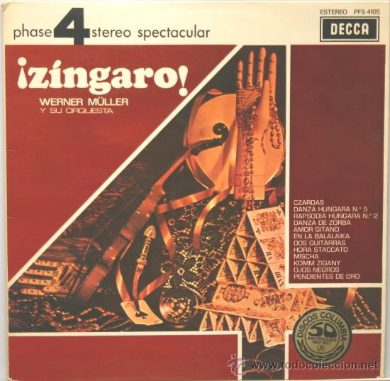 Discos de vinilo: WERNER MULLER y su orquesta zingaro LP DECCA 1976 - Foto 1