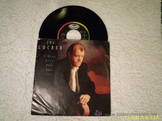 Discos de vinilo: JOE COCKER - I WILL LIVE FOR YOU (REMIX) - Foto 1