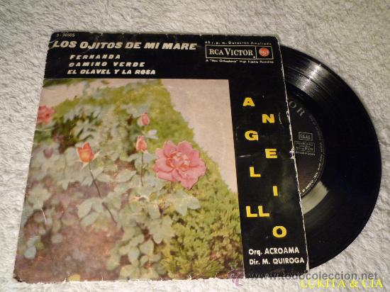 Discos de vinilo: ANGELILLO - LOS OJITOS DE MI MADRE - Foto 1