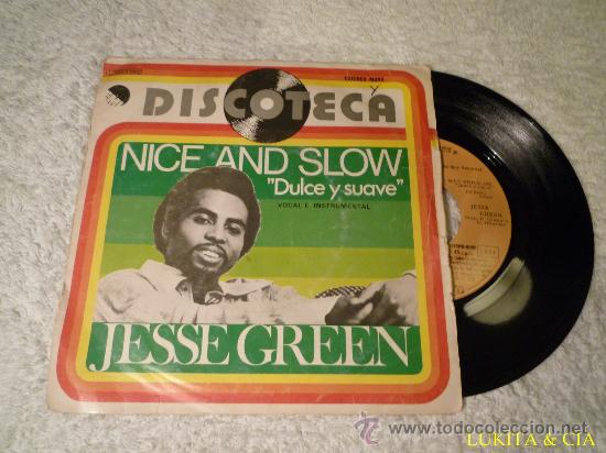 Discos de vinilo: JESSE GREEN - NICE AND SLOW - Foto 1