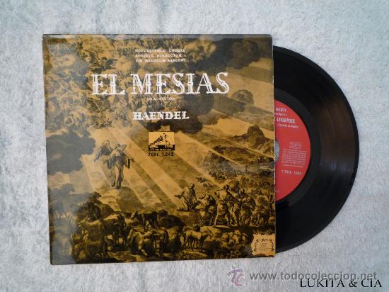 Discos de vinilo: EL MES&Iacute;AS DE HAENDEL - Foto 1
